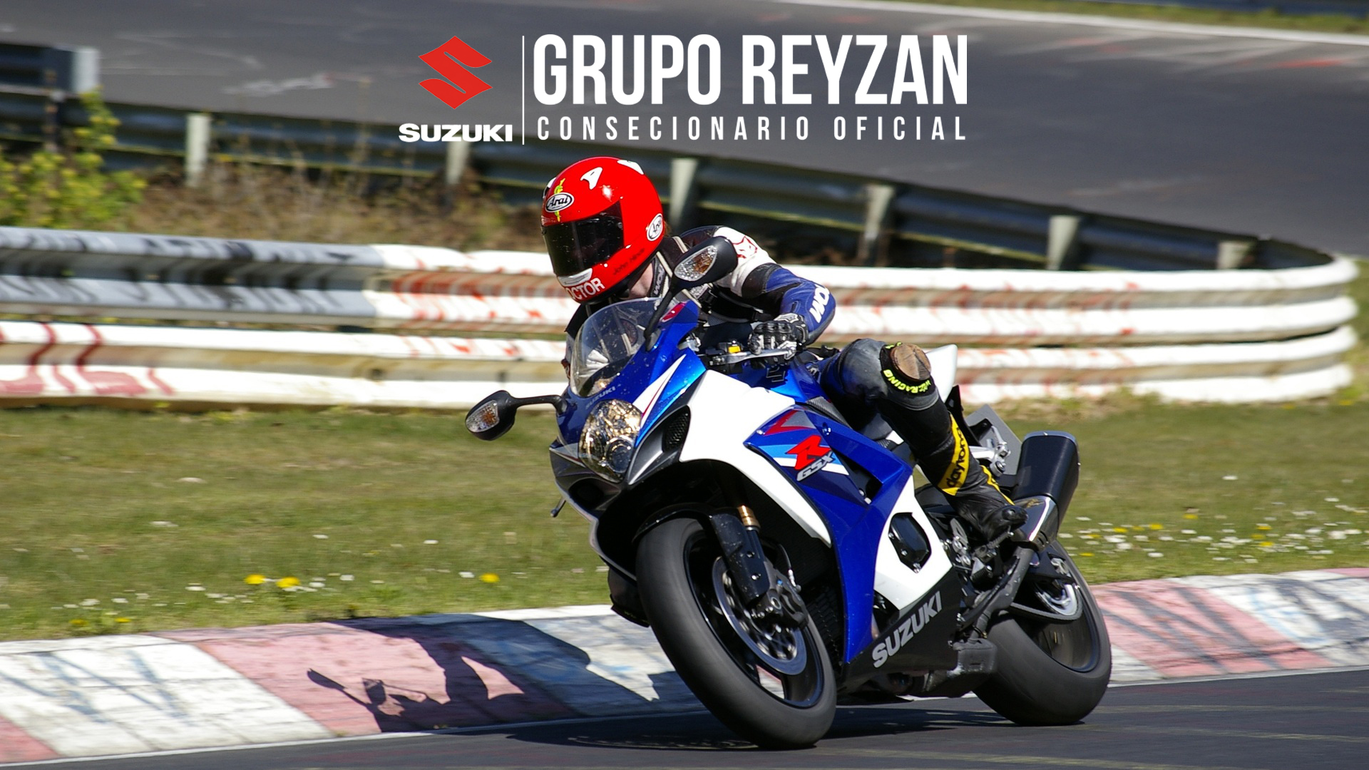 Grupo Reyzan – concesionario oficial Suzuki, piloto en pista con GSX-R